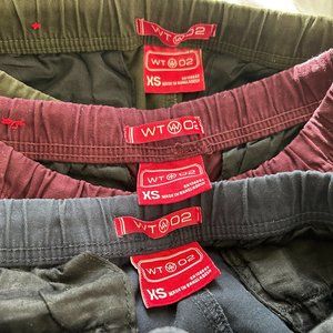 WT02 XS Jogger Pants Set - Maroon, Navy, Olive!